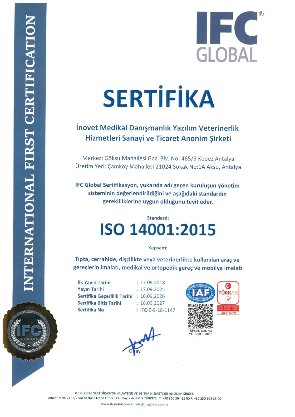 INOVET 14001