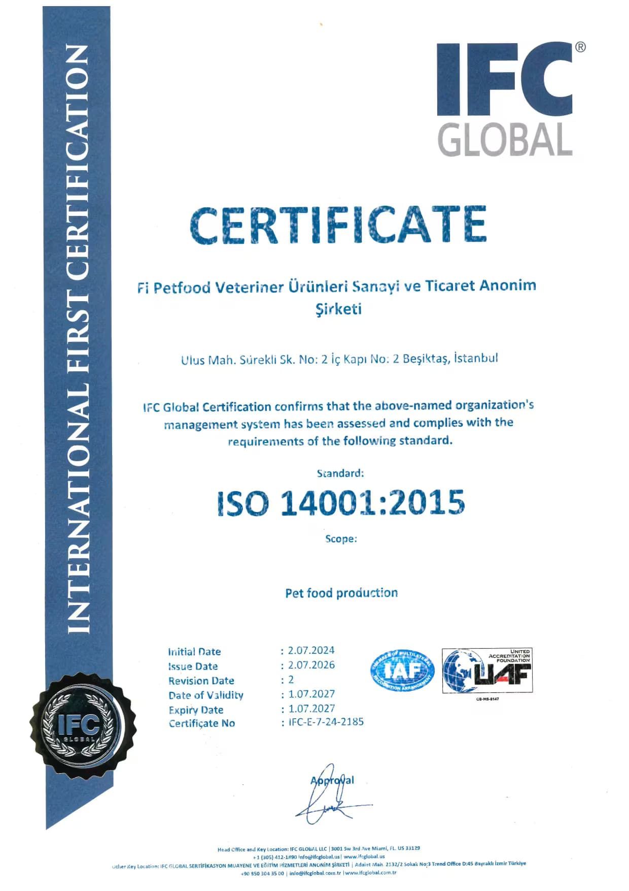 FI PETFOOD 14001